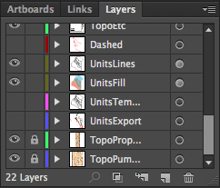 Layers allow you to organize the different components of your work with ease.