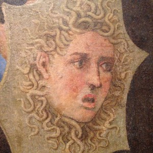 “What did you say about Woodrow Wilson?” (Detail of Minerva by Girolamo Genga)