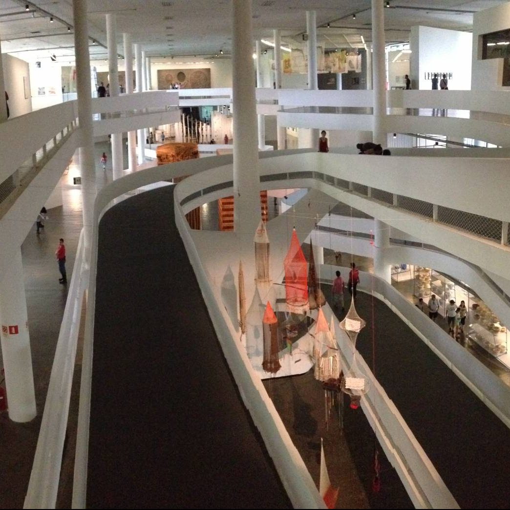 A view of the São Paulo Bienal from above!