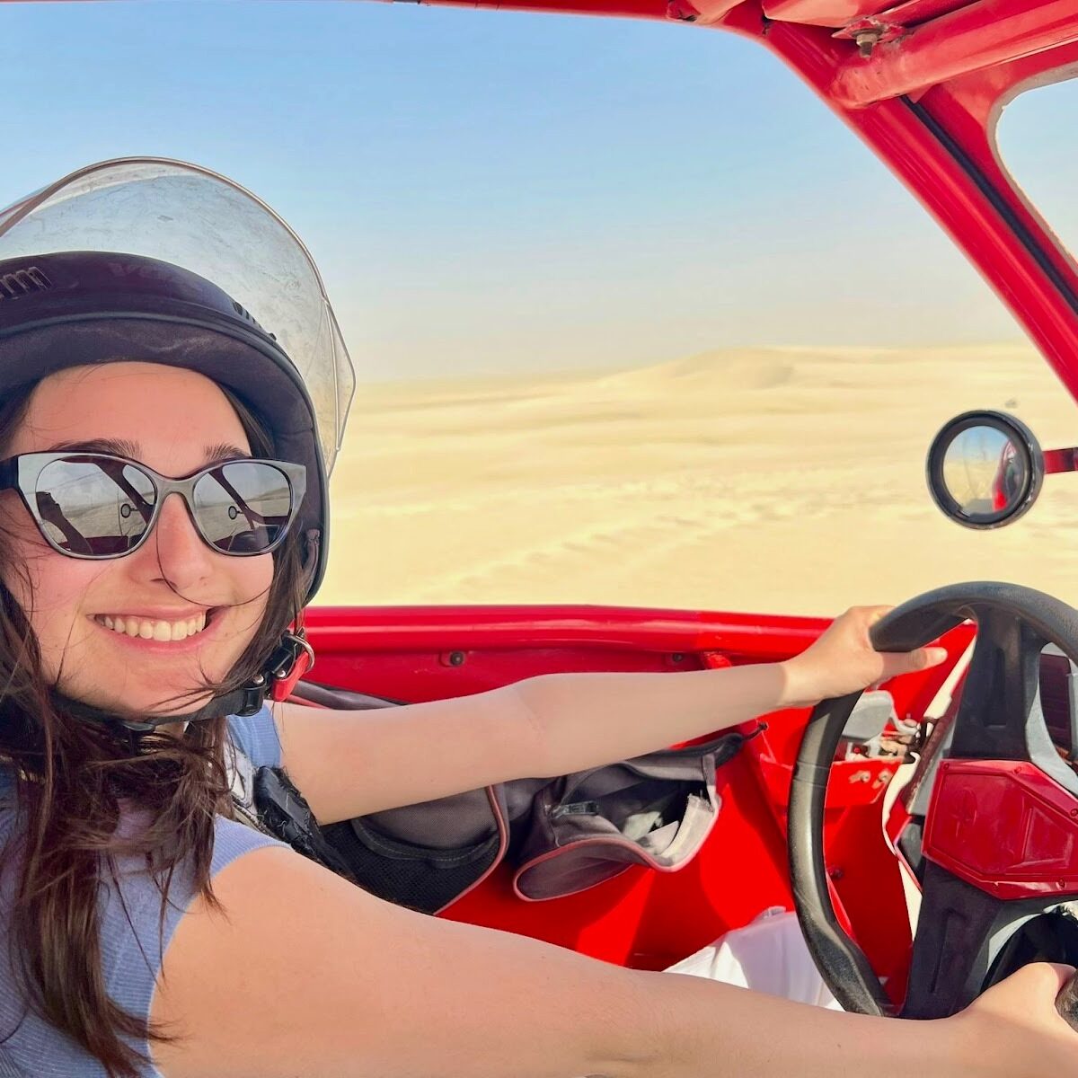 Picture taken by Zara Hommez Zara on a sand buggie