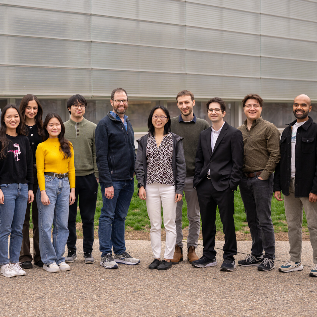 Members of the Norman Lab taking a group picture together