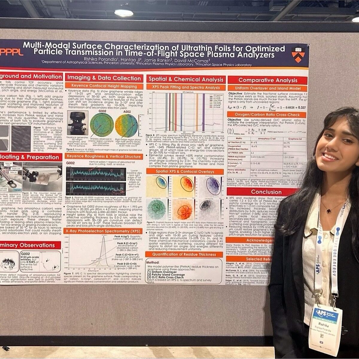 Picture taken by Rishika Porandla Rishika at the American Physical Society Division of Plasma Physics 2025 Conference.